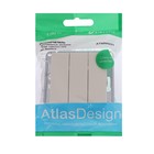 Выключатель SE ATLASDESIGN, 10 А, 3 клавиши, IP20, механизм, скрытый, бежевый, ATN000231 - Фото 2