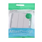 Выключатель SE ATLASDESIGN, 3 клавиши, 10 А, IP20, скрытый монтаж, белый, ATN000131 - Фото 2