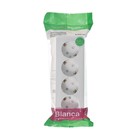 Розетка четверная SE Blanca, 16 А, 250 В, накладная, с заземлением, шторки, IP20, белая, BLNRA011411 - Фото 2