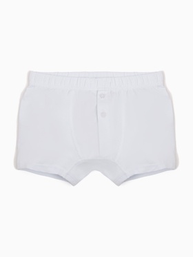 Трусы мужские боксеры с гульфиком MINAKU цвет белый, р-р 42