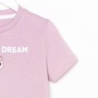 Футболка детская KAFTAN: Dream, лиловая, размер 34, рост 122-128 см - Фото 6