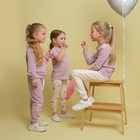 Футболка детская с дл. рук. KAFTAN "Dream" р.32 (110-116), лиловый - Фото 7