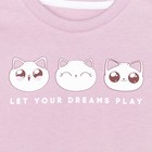 Футболка детская с дл. рук. KAFTAN "Dream" р.32 (110-116), лиловый - Фото 11