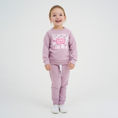 Брюки детские KAFTAN Dream, размер 28 (86-92 см), лиловые