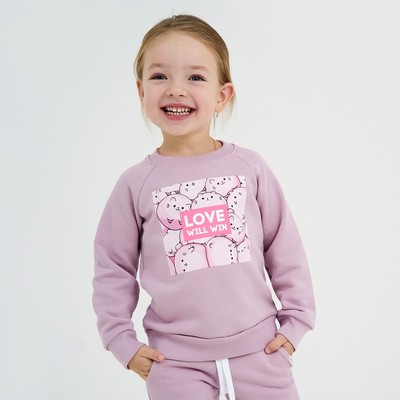 Джемпер для девочки KAFTAN: Dream, размер 38 (146-152 см), лиловый