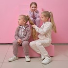 Худи для девочки KAFTAN "Dream", размер 28 (86-92), цвет бежевый - Фото 6