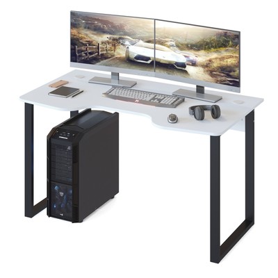 Стол компьютерный «КСТ – 19», 1350×730×740 мм, цвет белый