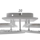 Люстра с ПДУ 1145/8WT LED 194 Вт 3000-6000К+подсветка основания диммер белый 57×57×11 см BayerLux 525 - фото 5032787