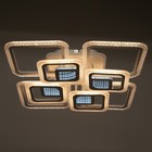 Люстра с ПДУ 1145/8WT LED 194 Вт 3000-6000К+подсветка основания диммер белый 57×57×11 см BayerLux 525 - фото 5032780