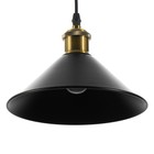 Светильник BayerLux 1244/1BK E27 40Вт черный 22х22х8,5-108 см - Фото 2