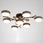 Люстра 1316/7GR LED 168Вт 3000-6000К серый 74х74х17 см - Фото 2