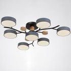 Люстра 1316/7GR LED 168Вт 3000-6000К серый 74х74х17 см - Фото 3