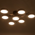 Люстра 1316/7GR LED 168Вт 3000-6000К серый 74х74х17 см - Фото 4