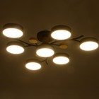 Люстра 1316/7GR LED 168Вт 3000-6000К серый 74х74х17 см - Фото 6
