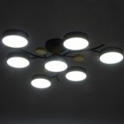 Люстра 1316/7GR LED 168Вт 3000-6000К серый 74х74х17 см - Фото 7