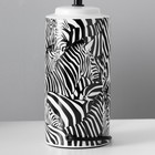 Настольная лампа 16566/1 E14 40Вт бело-черный 22,5х22,5х41,5 см RISALUX - фото 23357669