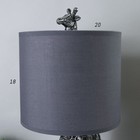 Настольная лампа "Жираф" E27 40Вт серебро 20х23х42 см RISALUX - Фото 6