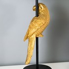 Настольная лампа "Попугай" E27 40Вт черно-золотой 23,5х23,5х50 см RISALUX - Фото 5