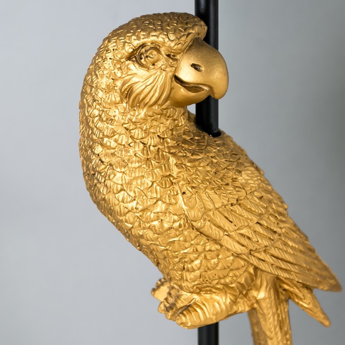 Настольная лампа "Попугай" E27 40Вт черно-золотой 23,5х23,5х50 см RISALUX - фото 1927814384