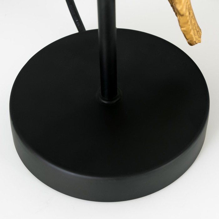 Настольная лампа "Попугай" E27 40Вт черно-золотой 23,5х23,5х50 см RISALUX - фото 1908815951