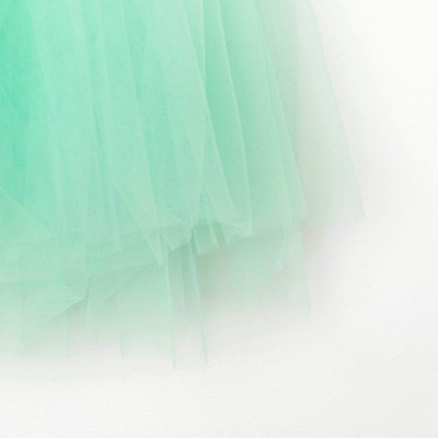 Платье детское с пайетками KAFTAN, размер 30 (98-104 см), зелёный