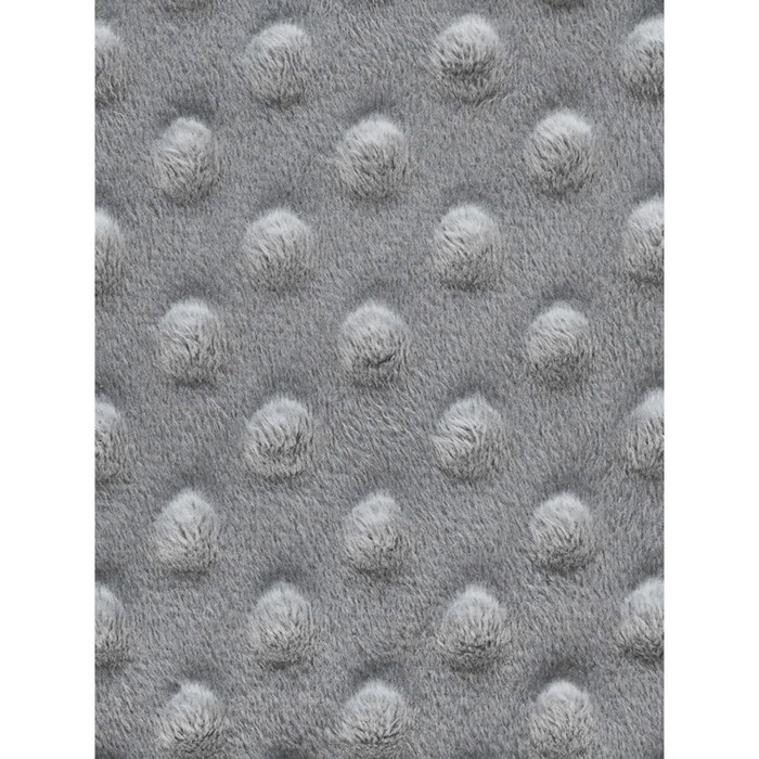 Плед «Крошка ёжик», размер 96х87 см, цвет серый - фото 1907355352