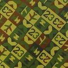 Бумага упаковочная глянцевая «Милитари 23 февраля», 70×100 см - Фото 2