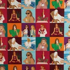 Бумага упаковочная глянцевая «Девчули», 70 х 100 см - Фото 2