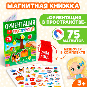 Магнитная книжка-игрушка «Ориентация в пространстве» 7084447