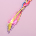 Цветная прядь косичка «Самая красивая», на резинке - Фото 4
