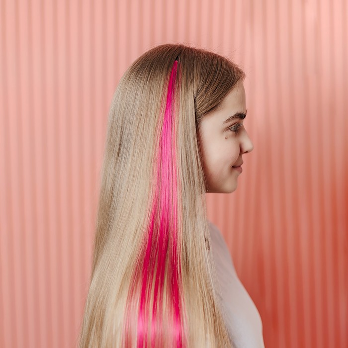 Прядь для волос "Фея Блум" фуксия, WINX 25624