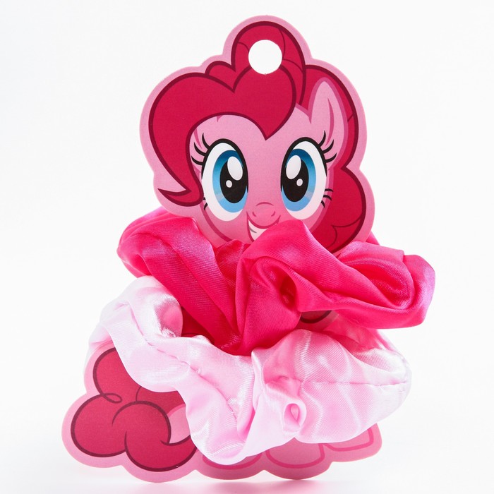Резинки атласные для волос, 2 шт, "Пинки Пай", My Little Pony - Фото 1