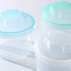 Кувшин мерный, 1 л, с крышкой, цвет МИКС 7365544