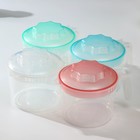 Кувшин мерный, 1 л, с крышкой, цвет МИКС 7365544