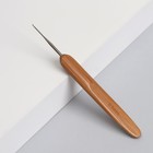 Крючок для локонов и афро кудрей, 0.5 мм, серебристый - Фото 2