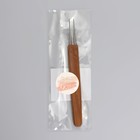 Крючок для локонов и афро кудрей, двойной, 0.5 мм, серебристый - Фото 4