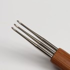 Крючок для мастера, тройной, 0,75 мм, цвет серебристый - Фото 3