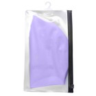 Шапочка для плавания Atemi RC308, силикон, цвет фиолетовый - Фото 5