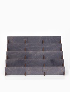 Подставка под открытки 12 ячеек по 12 см, 38.1×23×25 см, толщина 3 мм, коричневый - фото 59333074