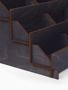 Подставка под открытки 12 ячеек по 12 см, 38.1×23×25 см, толщина 3 мм, коричневый - фото 59333077