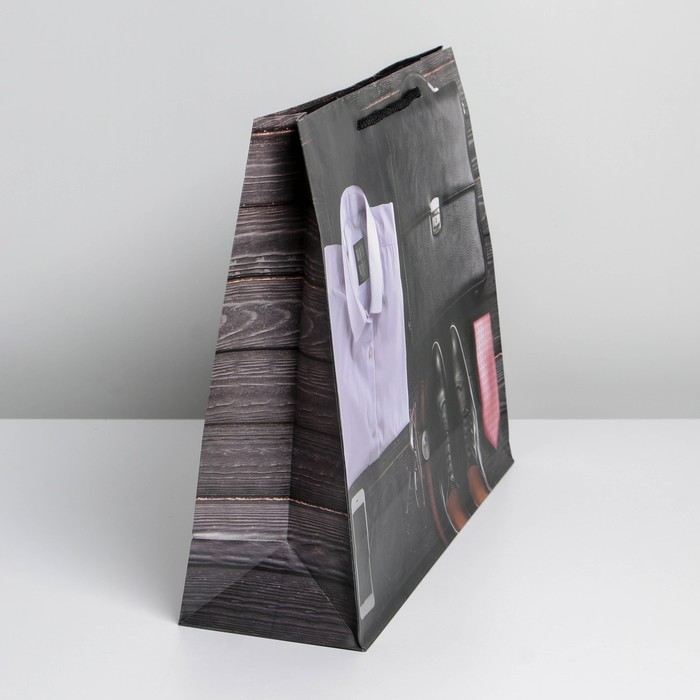 Пакет подарочный ламинированный, упаковка, «Стиль», L 38 х 28 х 9 см - фото 1919212036
