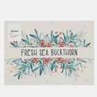 Салфетка на стол Доляна "Fresh sea buckthorn" ПВХ 40*29см - Фото 5