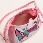 Сумочка детская "Единорог" на кнопочке, белая - фото 35186637