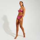 Купальник женский раздельный MINAKU перламутровый цвет розовый, размер 48 7165016