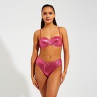 Купальник женский раздельный MINAKU перламутровый цвет розовый, размер 48 7165016