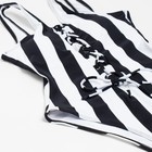 Купальник женский слитный MINAKU с принтом в полоску, размер 48 - фото 24098603