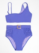 Купальник раздельный с ремешком женский MINAKU, размер 44, синий 7333273