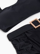 Купальник женский раздельный MINAKU с ремешком цвет чёрный, размер 48 7333285