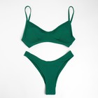 Купальник женский раздельный MINAKU цвет зелёный, размер 48 - фото 27334378