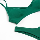 Купальник женский раздельный MINAKU цвет зелёный, размер 48 - фото 27334379
